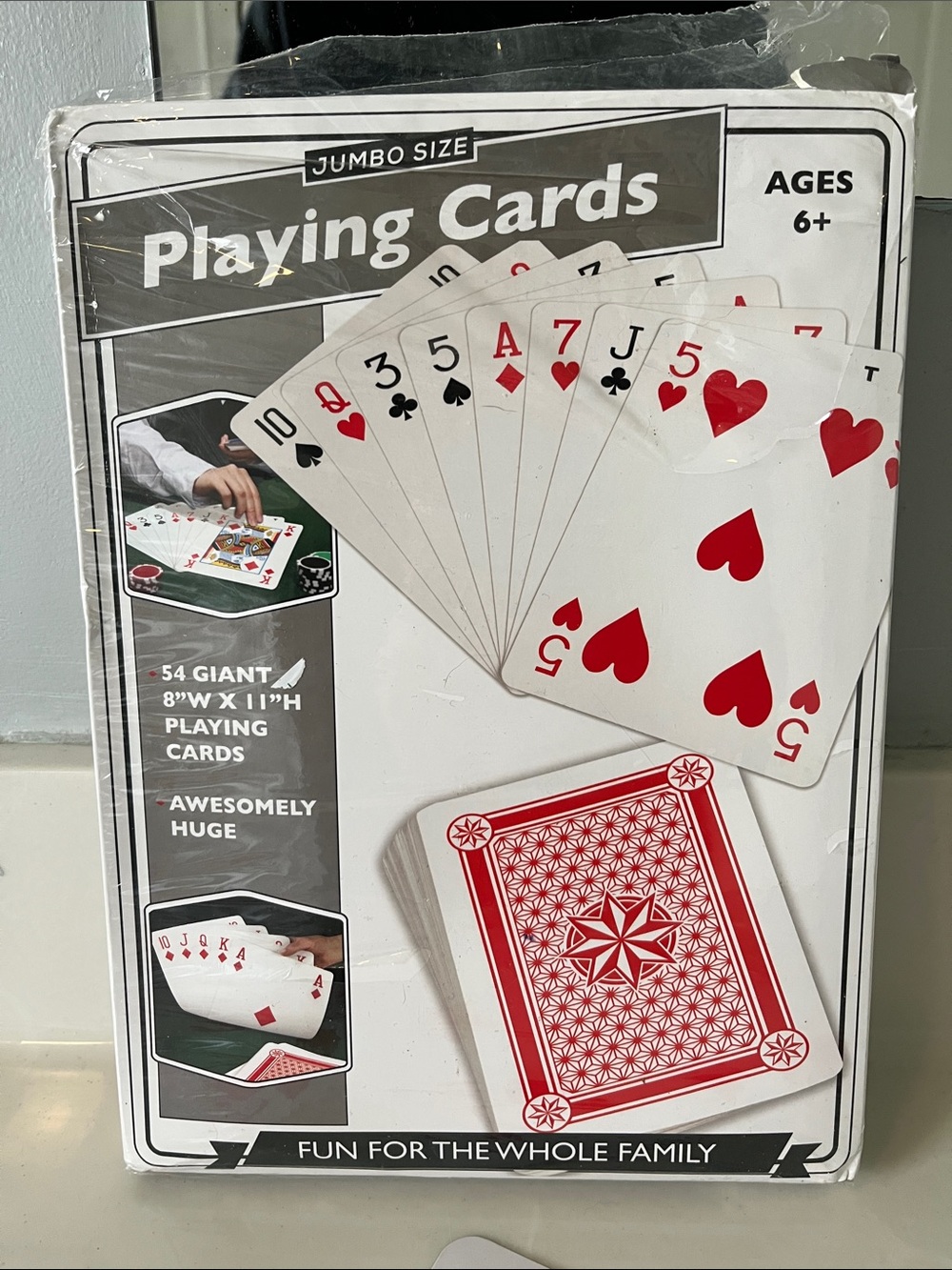 Jumbo Size Playing Cards - Picture 2 of 4